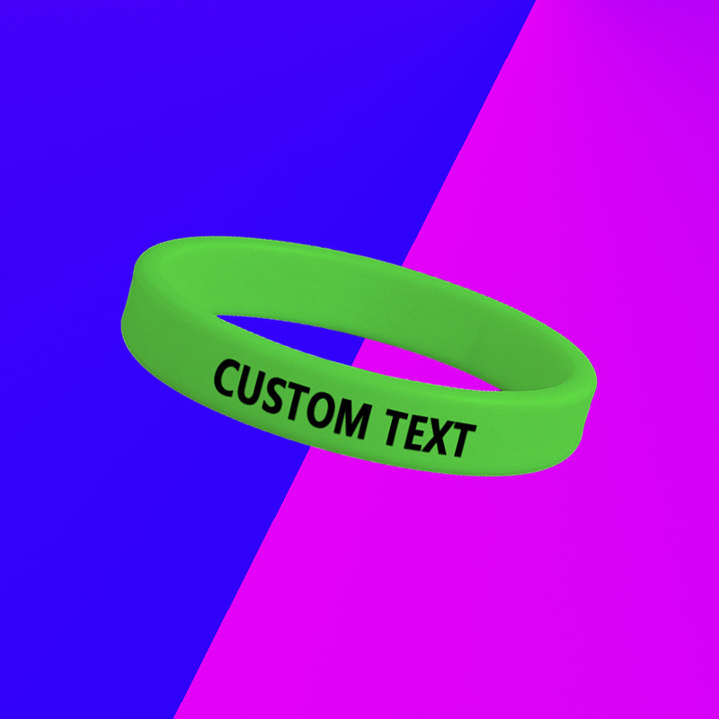 110pcs Custom Silicone Wristband Set, Personalised Gift